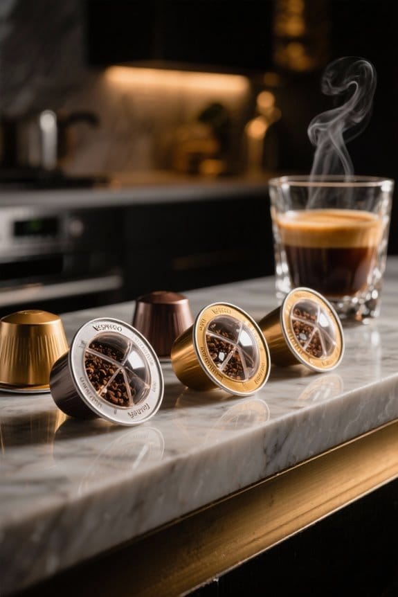 caffeine levels in nespresso capsules
