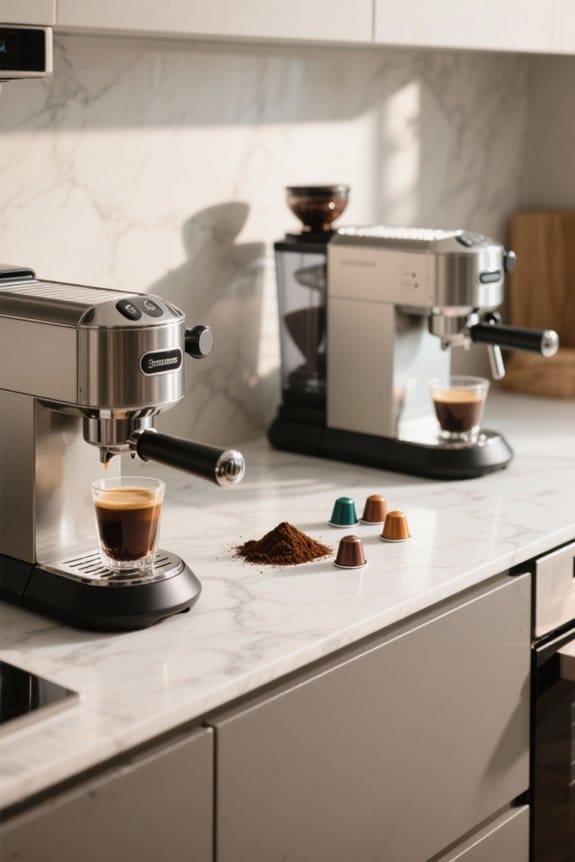 capsule versus ground coffee