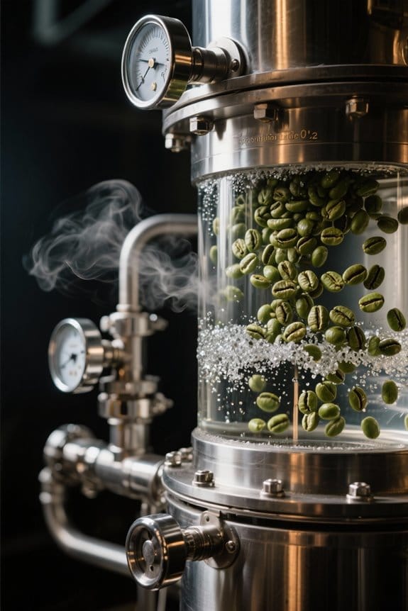 chemical solvent decaffeination process
