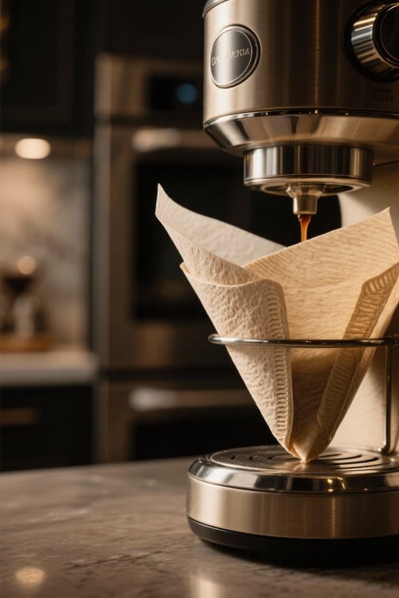 choosing unbleached coffee filters