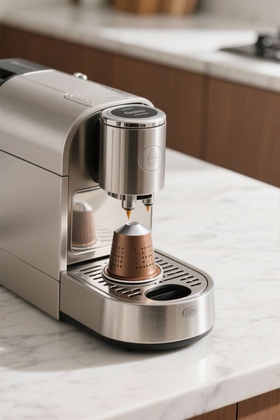 coffee pod brewing process