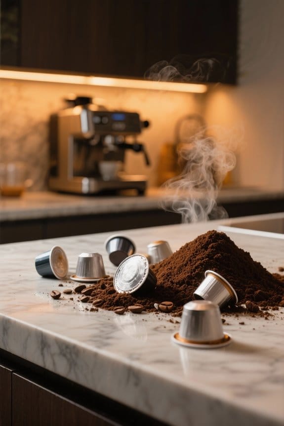 coffee pods vs ground coffee