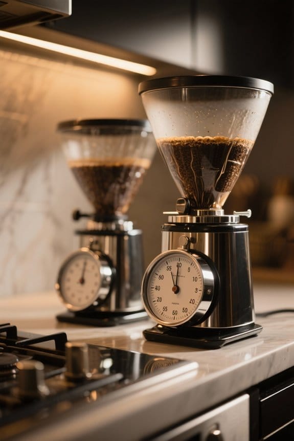 coffee timer scale considerations