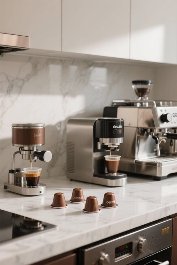 decaffeination process for pods