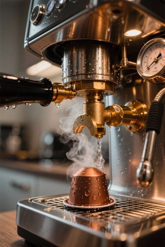 efficient capsule machine brewing