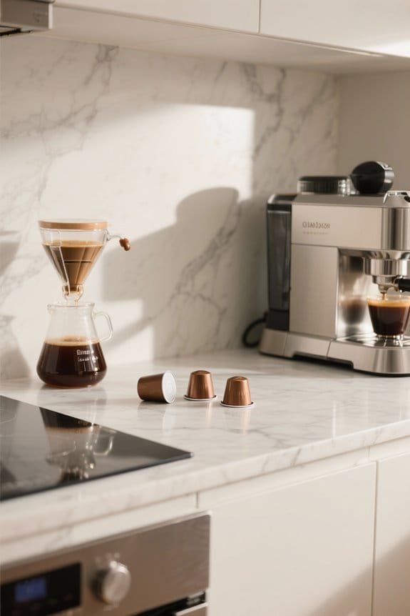 espresso extraction capsule chemistry