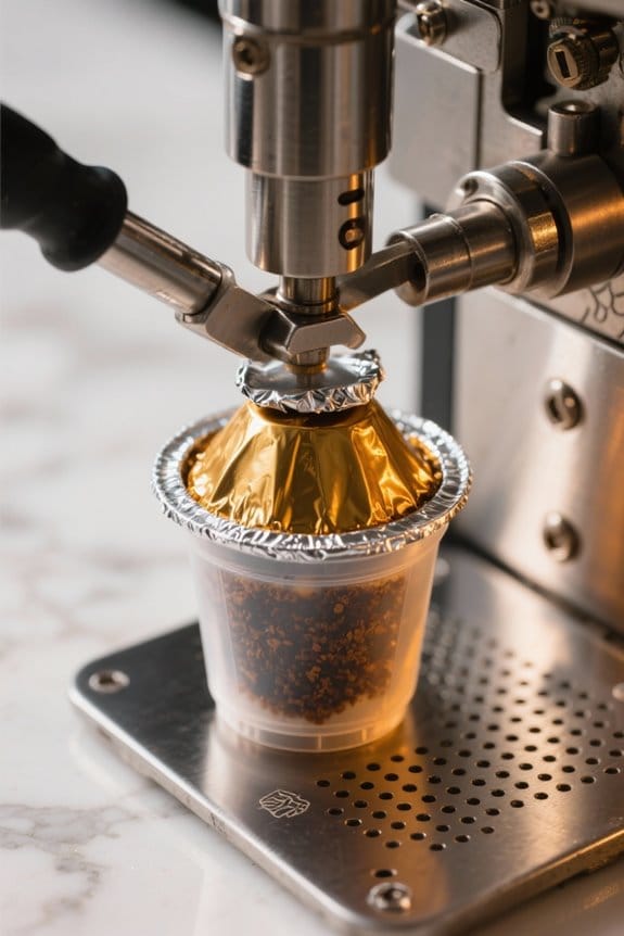 essential coffee pod sealing