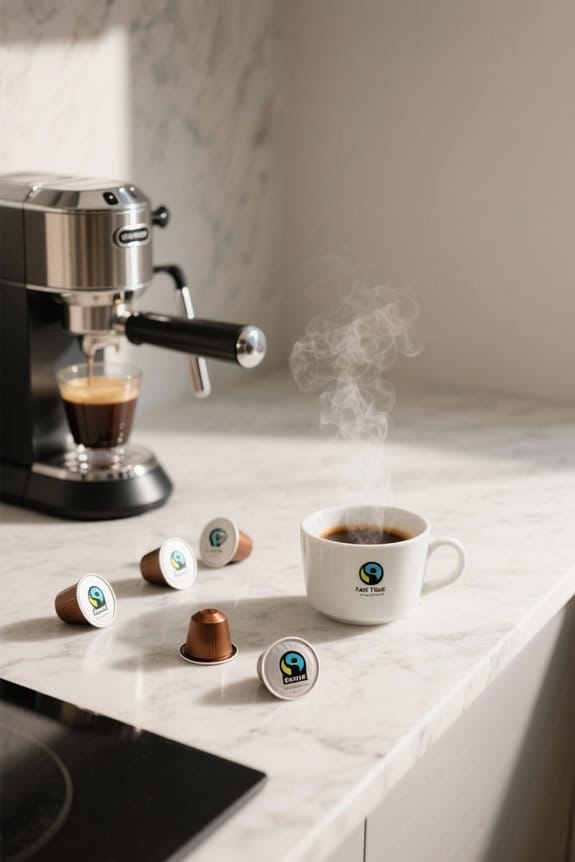 fair trade capsule coffee production