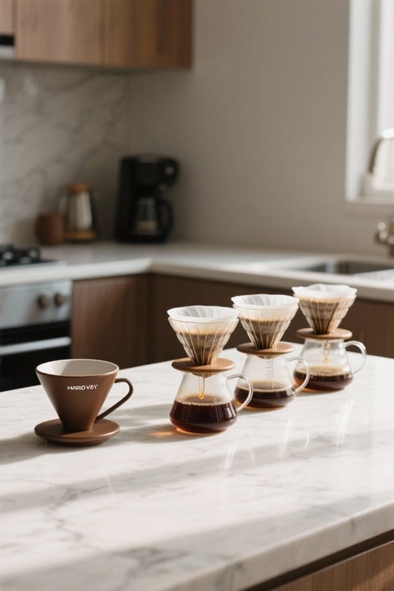 hario v60 coffee drippers
