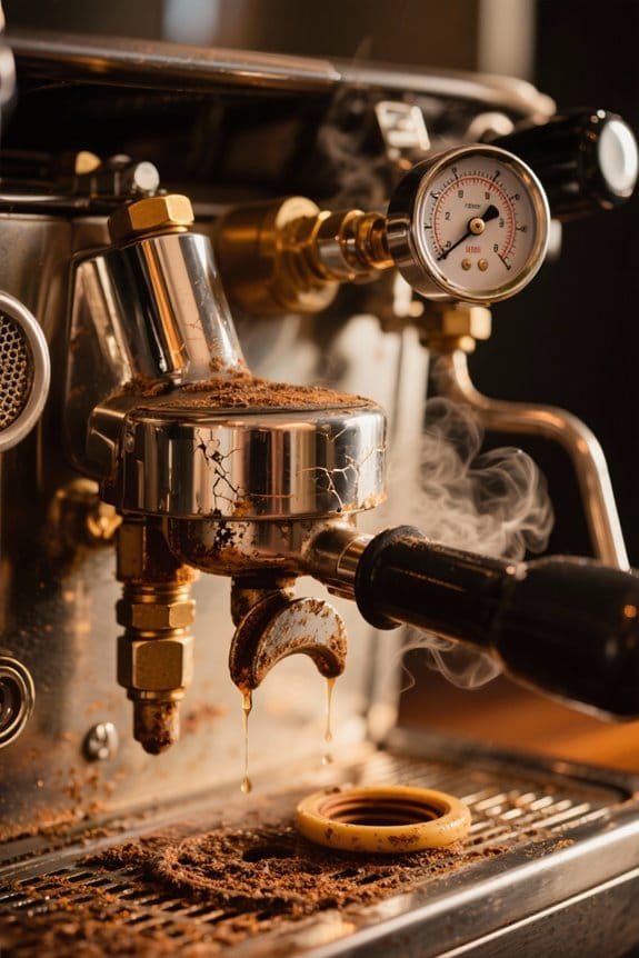 pressure issues in coffee
