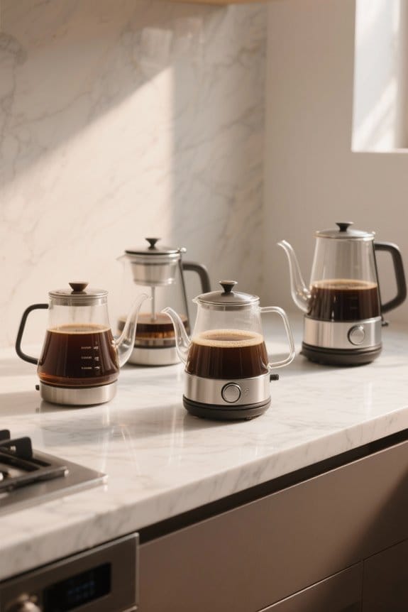 stylish and high performing kettles