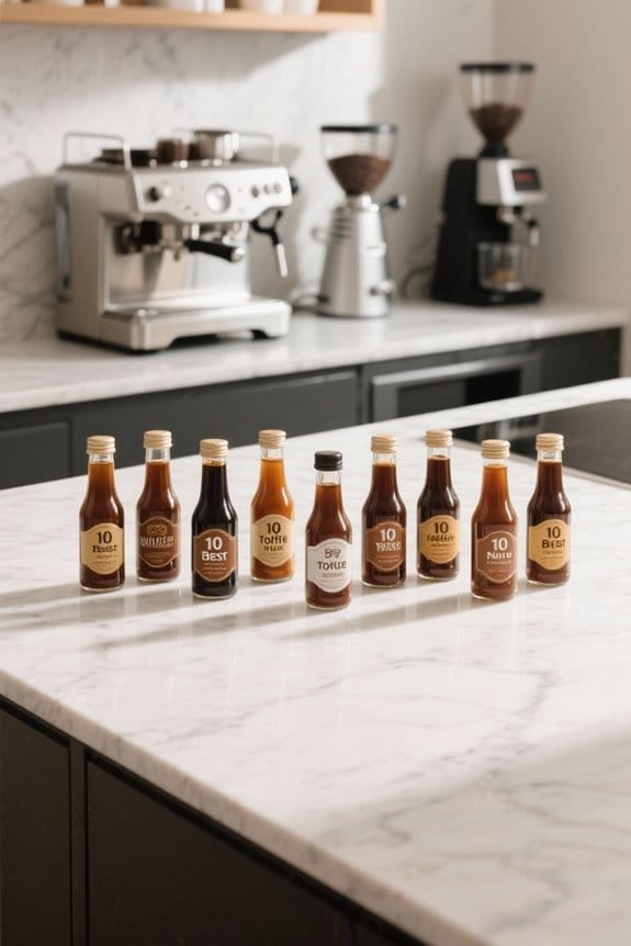 top toffee nut syrups
